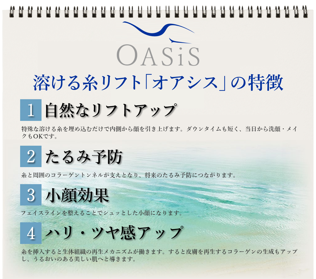 溶ける糸リフト　OASIS（オアシス）